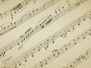 Sheet music musical notes numbers 2 - composition free wallpaper