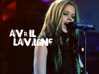 Woman singing microphone avril lavigne - video art free wallpaper