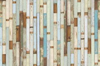 Wooden wall blue brown stripes - a woodcut free wallpaper