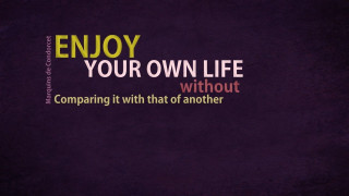 Quote purple background black yellow - allen tupper true free wallpaper