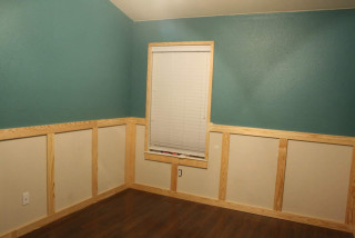 Room window wooden floor walls - blunt free wallpaper