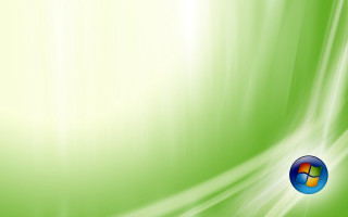 Green background blue white logo - objective abstraction free wallpaper for desktop