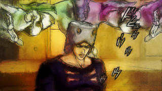 Woman bench cellphone wires sitting - chromatic aberration free wallpaper