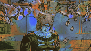 Woman hat giraffe building painting - chromatic aberration free wallpaper