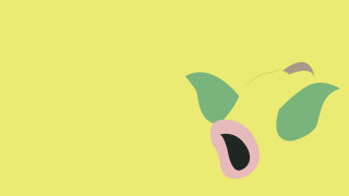 Yellow background green plant black - a black bird free wallpaper