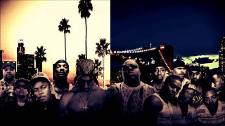 Men city skyline night group - in gta v free wallpaper
