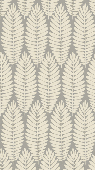 Gray white leaf pattern wallpaper - left free wallpaper