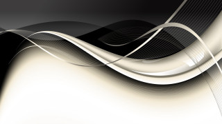 Black white abstract wavy stripe 2 - abstract background free wallpaper