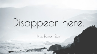 Black white rocky coastline disappear - minimalist free wallpaper