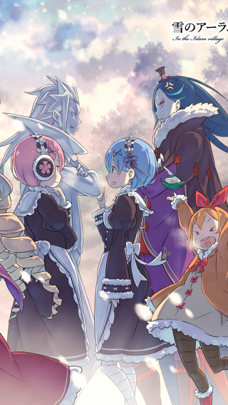 Anime girls cloudy sky stars 2 - a cloudy sky free wallpaper