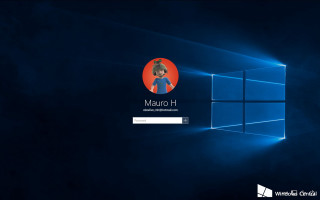 Windows10 startscreen bluebackground redcircle marioh - purism free wallpaper