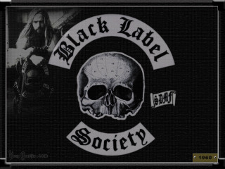 Black label skull sword banner - free dark wallpaper