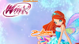 Cartoon fairy dress wings character - flowery free wallpaper