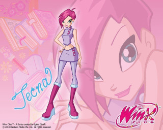 Cartoon character pink hair boots - the word free wallpaper