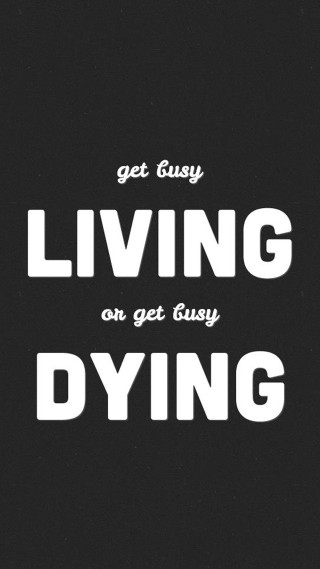 Black white poster words text - busy free wallpaper
