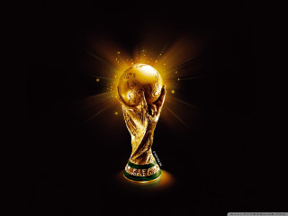Golden trophy black background side - golden free wallpaper