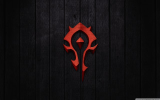 Red logo wooden wall dark - 4 k wallpaper free wallpaper