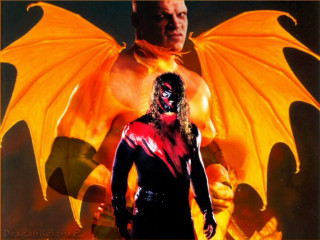 Man dragon costume red black - costume free wallpaper