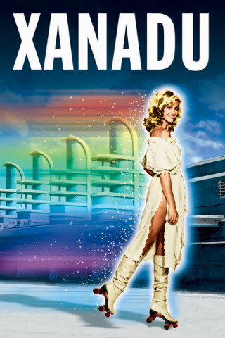 Woman white dress neon city 2 - retrofuturism free wallpaper