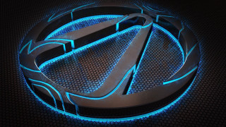 Peace sign blue light black - dr. atl free wallpaper