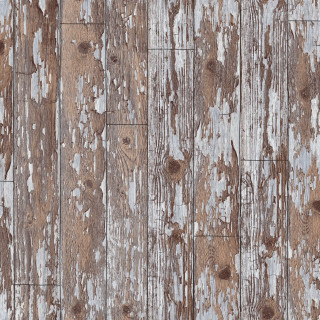 Wooden wall peeling paint clock - free minimalism wallpaper