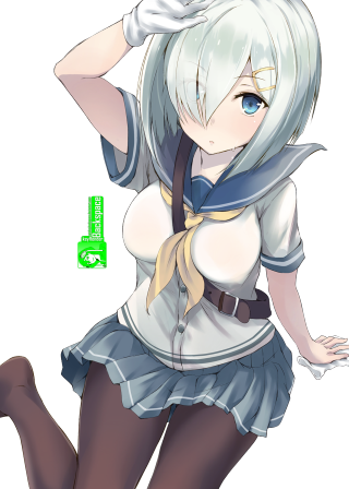 Woman white hair short skirt - white hair free wallpaper