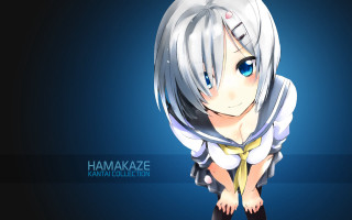 Anime character white hair blue 2 - visual art free wallpaper