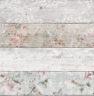 Flowers wall wooden background faded - a faded edge free wallpaper