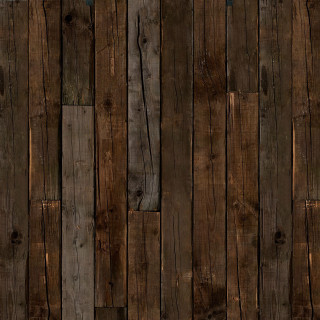 Wooden wall black cat sitting - unreal free wallpaper