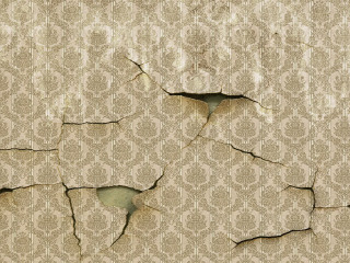 Wall crack clock side clock - side and a clock free wallpaper