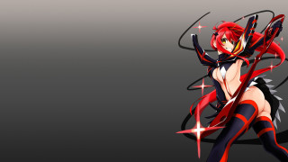 Woman red black outfit sword 5 - outfit free wallpaper