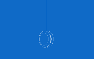 Hanging object blue background line - a minimalist painting free wallpaper