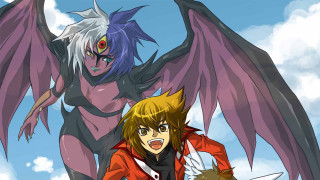 Anime couple cloudy dragon background - altermodern free wallpaper