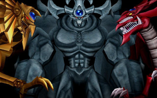 Monsters big eyes big teeth - a row free wallpaper