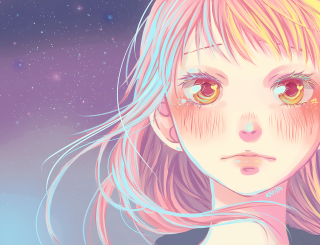Pink hair yellow eyes anime - yellow eye free wallpaper