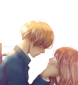 Blonde blue jacket pink hair - their free wallpaper