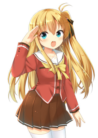 Girl red shirt brown skirt - hint of yayoi kasuma free wallpaper