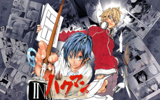 Anime characters knife book couple - vanita free wallpaper