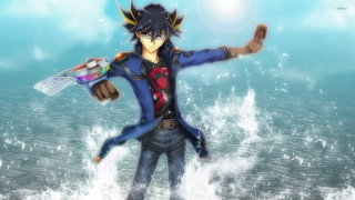 Man blue outfit standing water - a blue outfit free wallpaper
