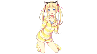 Cartoon character cat ears tail 2 - furry free wallpaper