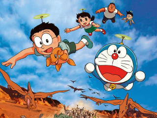 Cartoon character flying background characters - other character free wallpaper