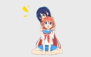 Anime girls sitting kyoto animation - a picture free wallpaper