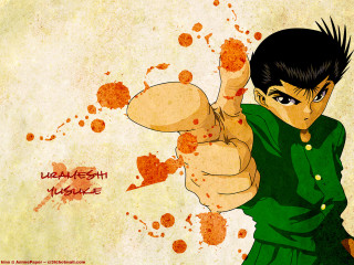 Man green shirt black hair - a finger free wallpaper