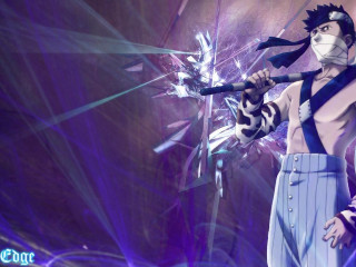 Man white blue baseball bat - ufotable free wallpaper
