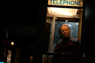 Man looking out window telephone - arnold mesches free wallpaper