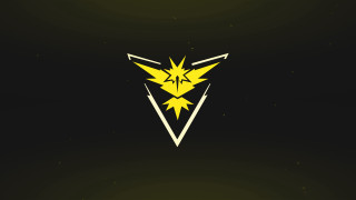 Yellow pokemon logo black star - the bottom of the image free wallpaper