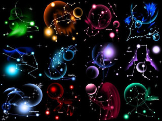 Zodiac signs bright colors black - bright color free wallpaper