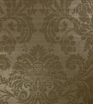 Large rug flower pattern leaves - neutral free wallpaper