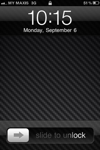 Black iphone clock message 1015 - a screenshot free wallpaper