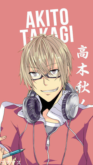 Man headphones pink background asian - awataguchi takamitsu free wallpaper